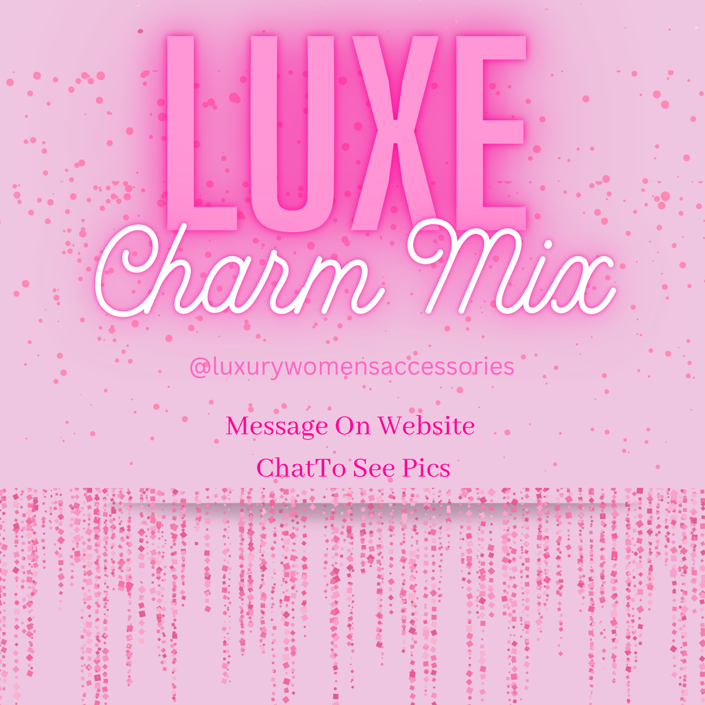 New "Luxurious" Charm Mix(set of 10)