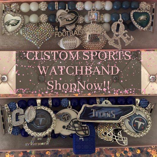 “Custom” Sports Watchband(Made To Order)