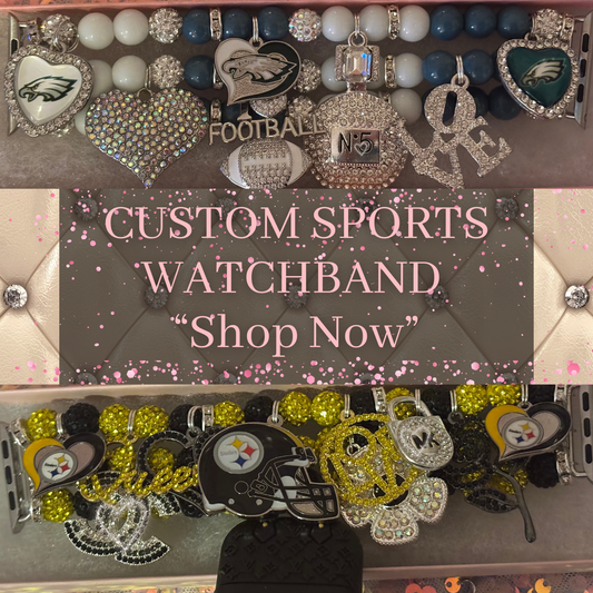 “Custom” Sports Watchband(Made To Order)