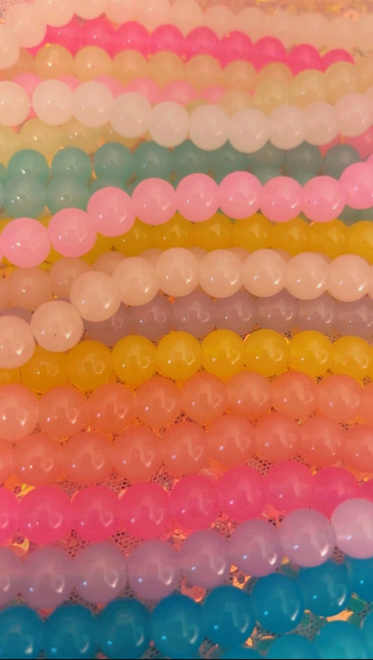 Vibrant Bead Bundle(10 strands)(40 plus beads per strand)