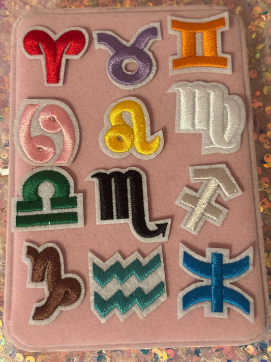 Color Zodiac Patches(1pc.)