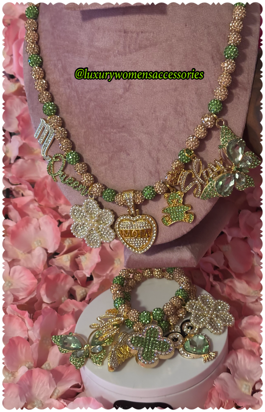 Custom Necklace/Bracelet Set(Made To Order)