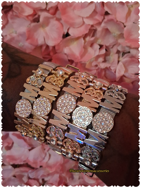 "Mom" Charm Bracelets(Type 2)(1pc.)