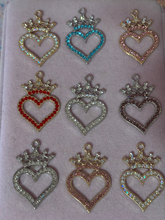 "Bling" Color Crown Charms(1pc.)