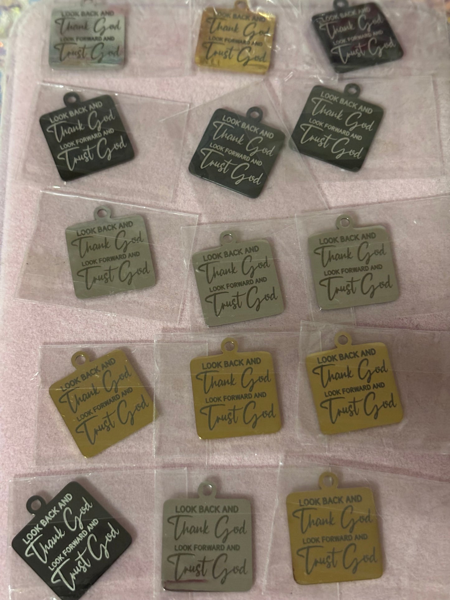 "Religious Quote" Charms(1pc.)