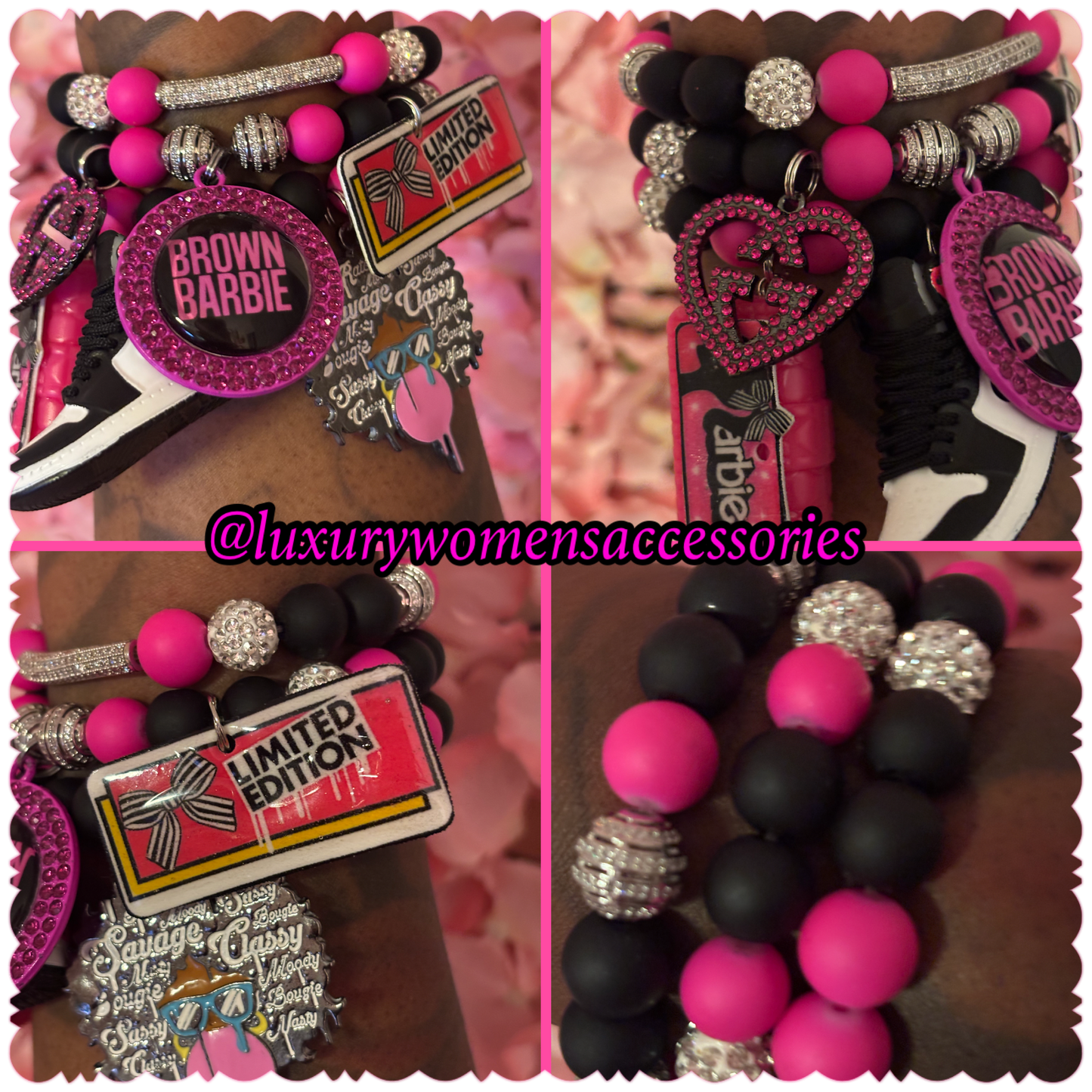 “Barb” Beaded Bracelet Set(set of 3)