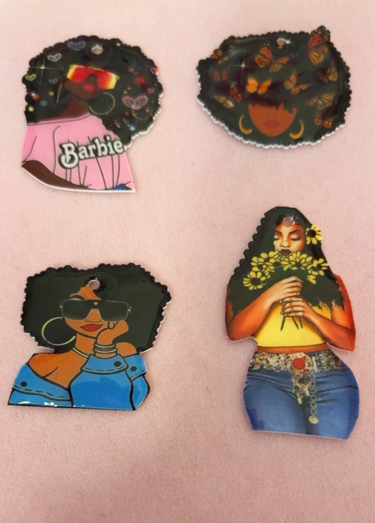 “Melanin” Resin Charms(1pc.)