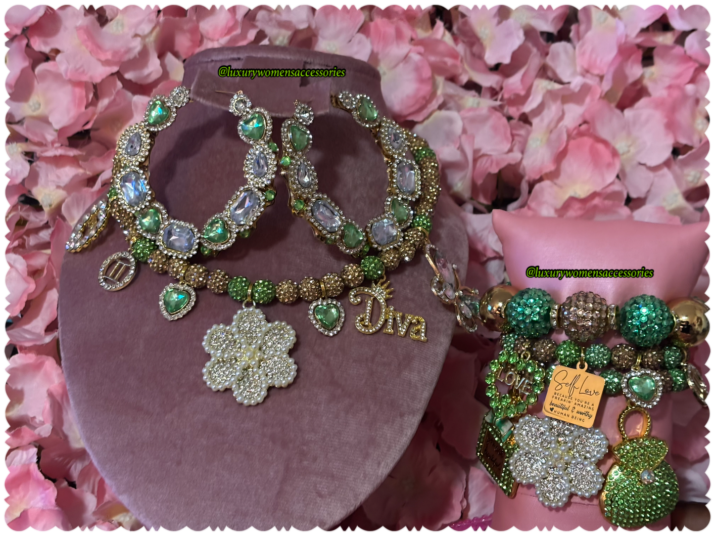 Custom Necklace/Bracelet Set(Made To Order)