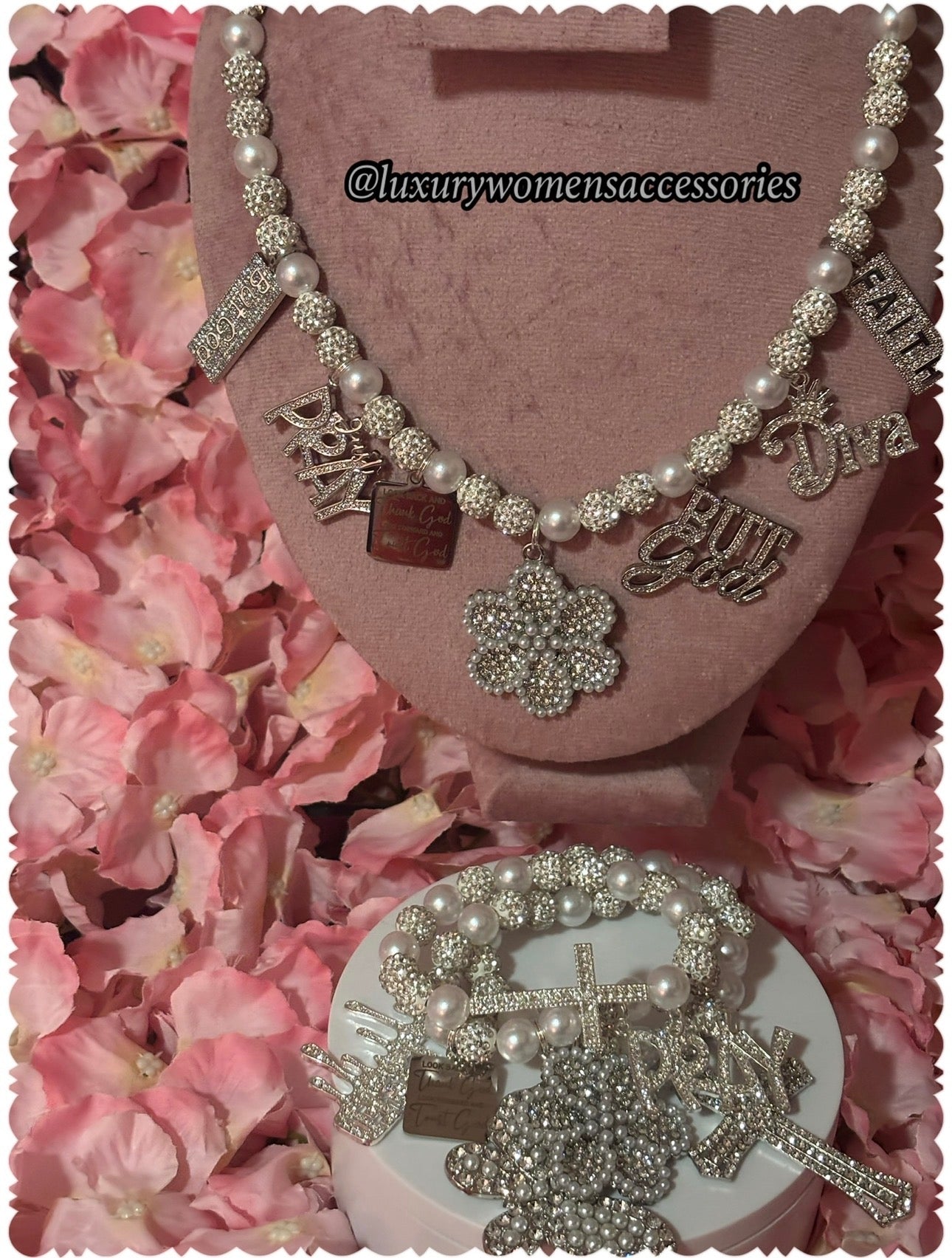 Custom Necklace/Bracelet Set(Made To Order)
