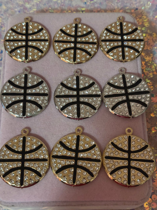 "Bling" Basketball Charms(1pc.)