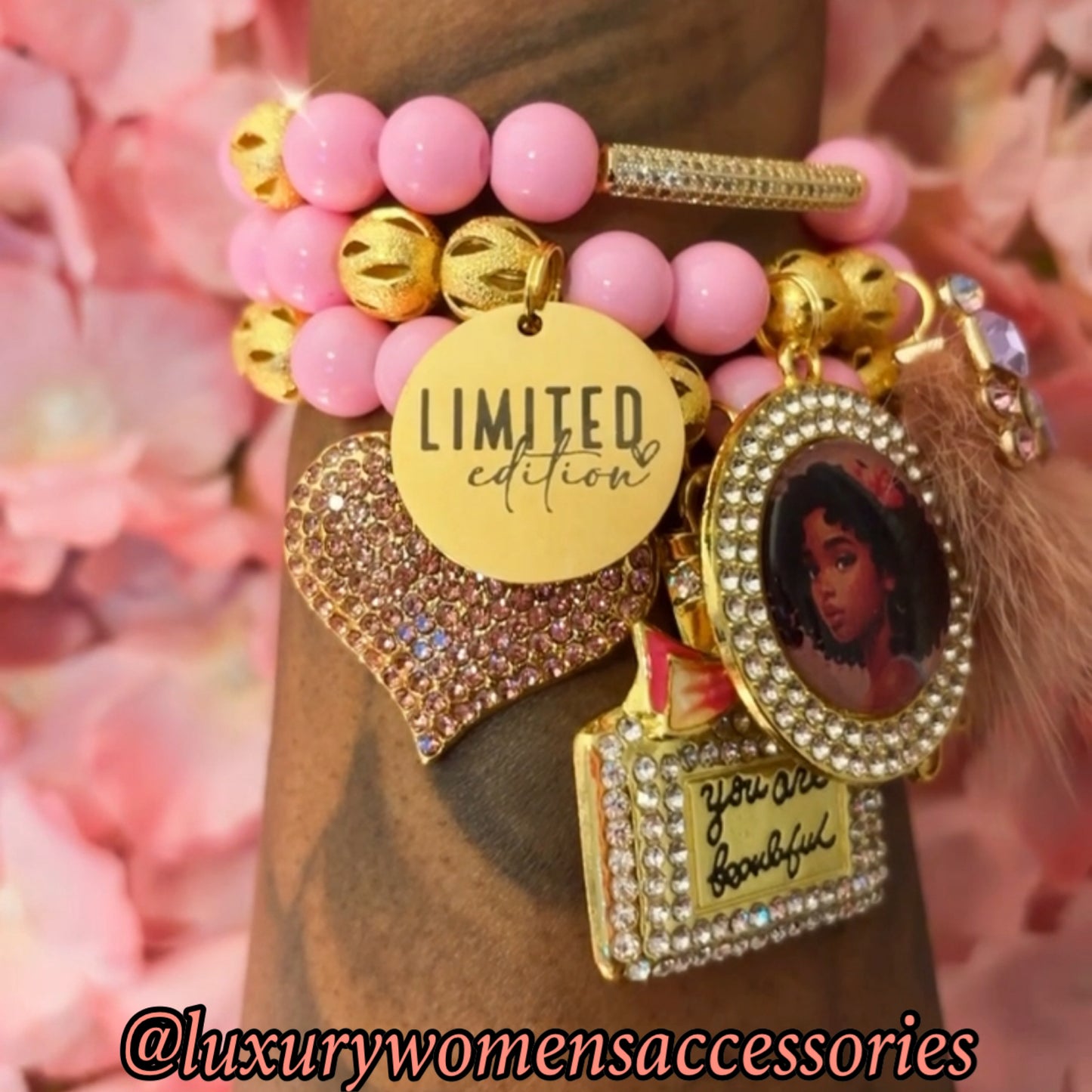 “Limited Addition” Beaded Bracelet Set(set of 3)
