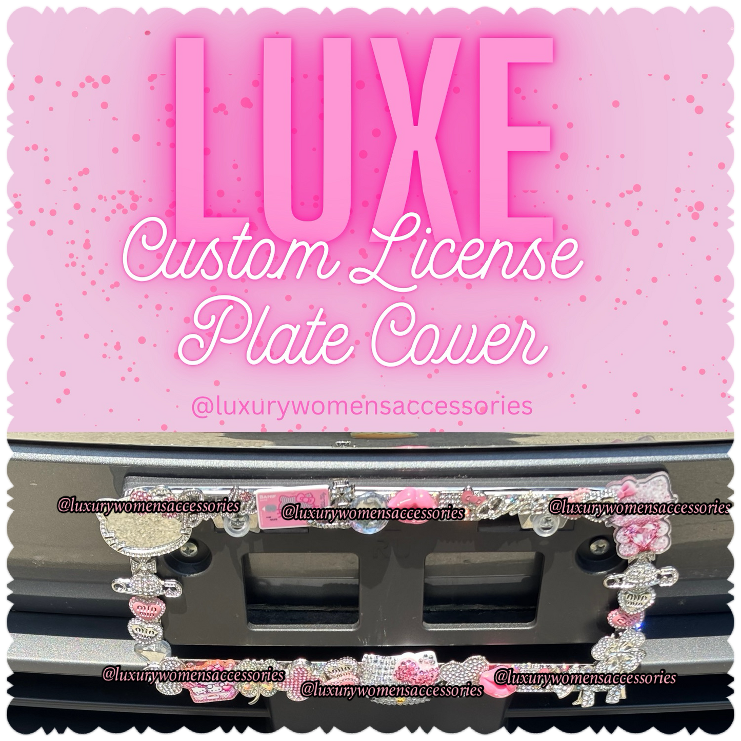 "Custom" License Plate Cover(Made To Order)