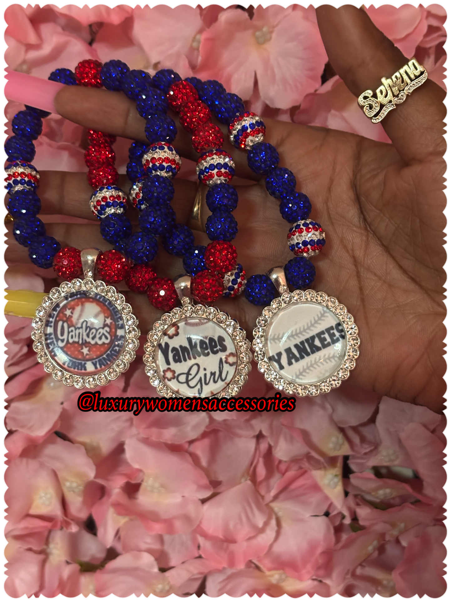 “Yankees” Single Beaded Bracelet(1pc.)