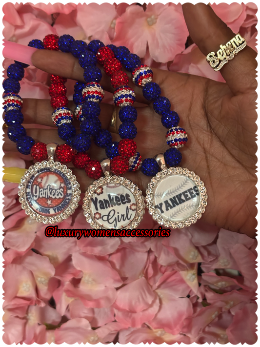 “Yankees” Single Beaded Bracelet(1pc.)