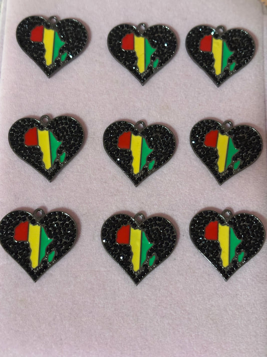 Heart “Culture” Charms(1pc.)