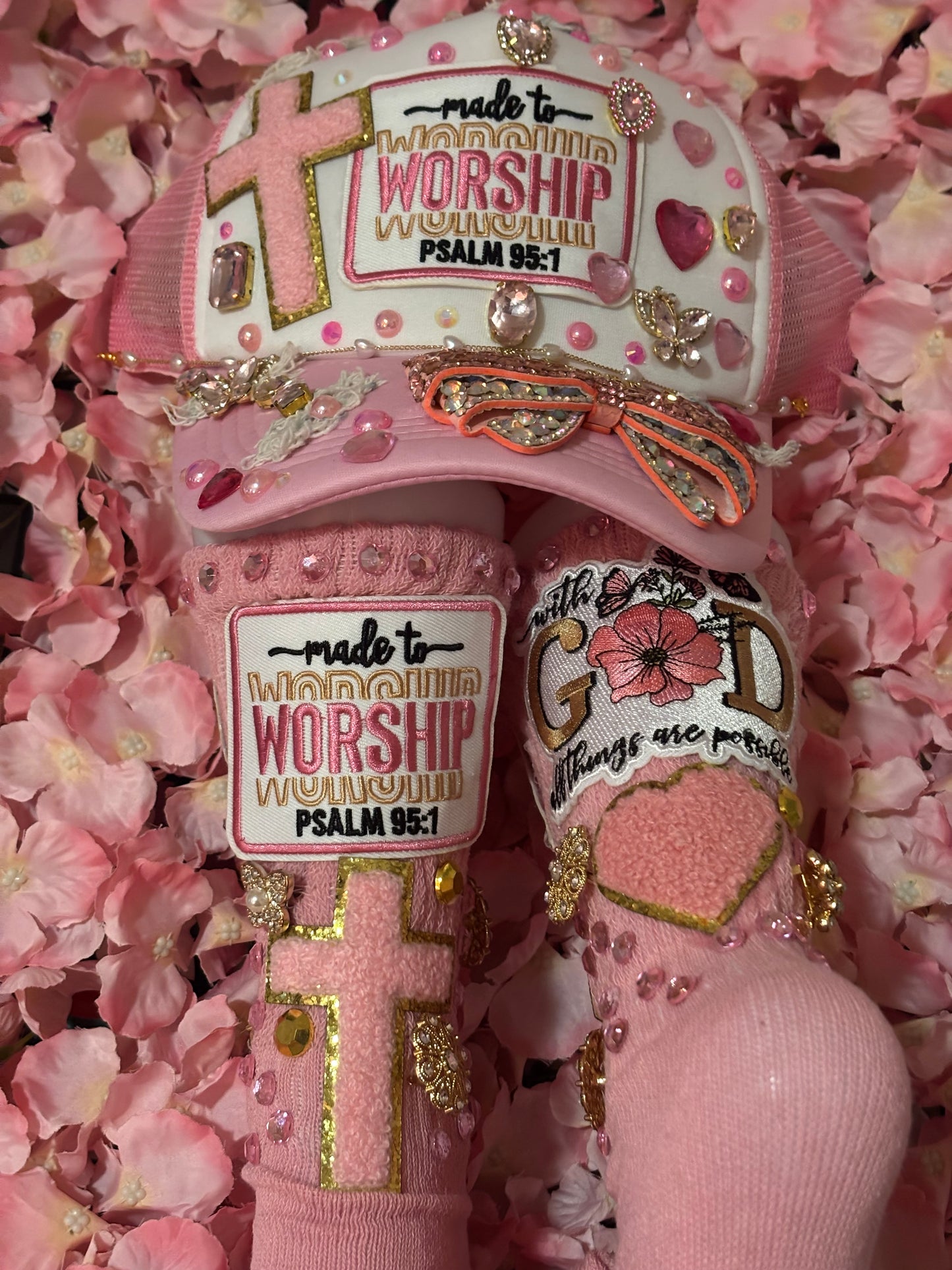 “Custom” “Lux” Cap/Socks Set(Made To Order)