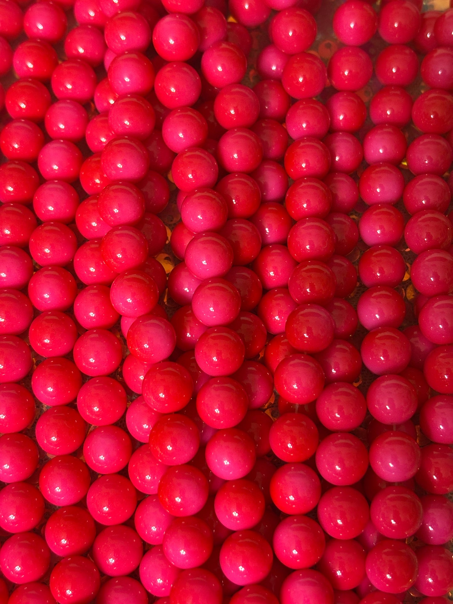 Deep Pink  Beads(40ct.)
