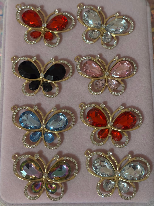 Color Bling Butterfly Charms(1pc.)