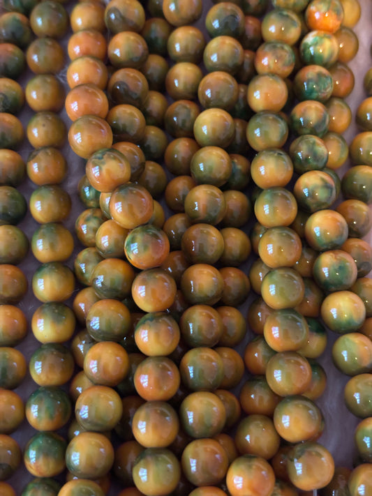 Orange/Green Beads(40ct.)
