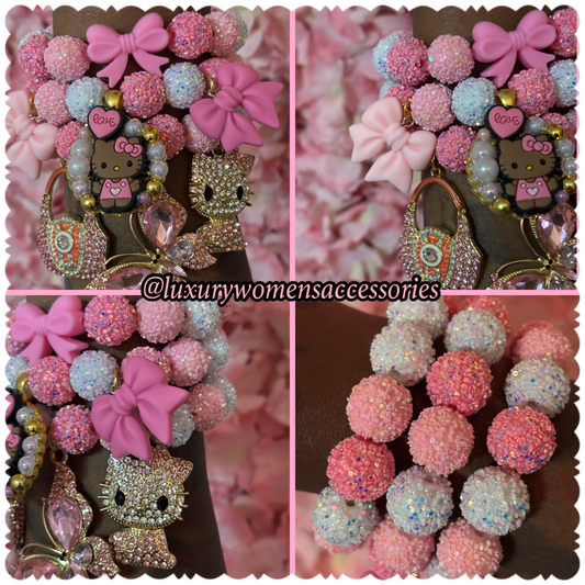 “Restocked” Luxurious HK Beaded Bracelet Set(set of 3)