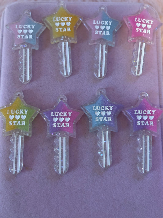 Star Key Charms(1pc.)