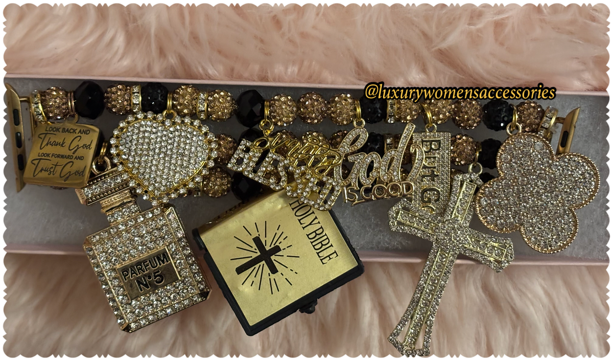 Custom Religious Beaded Watchband(Made To Order)