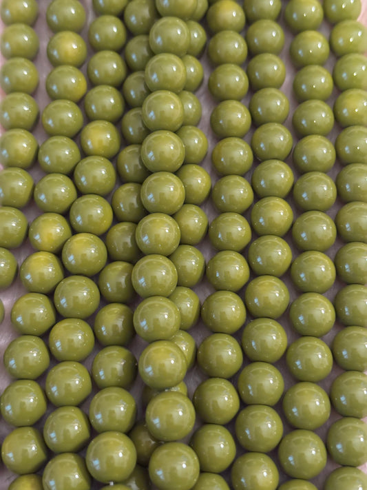 Olive Green Beads(40ct.)