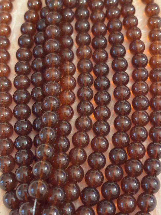 Brown Clear Beads(40ct.)