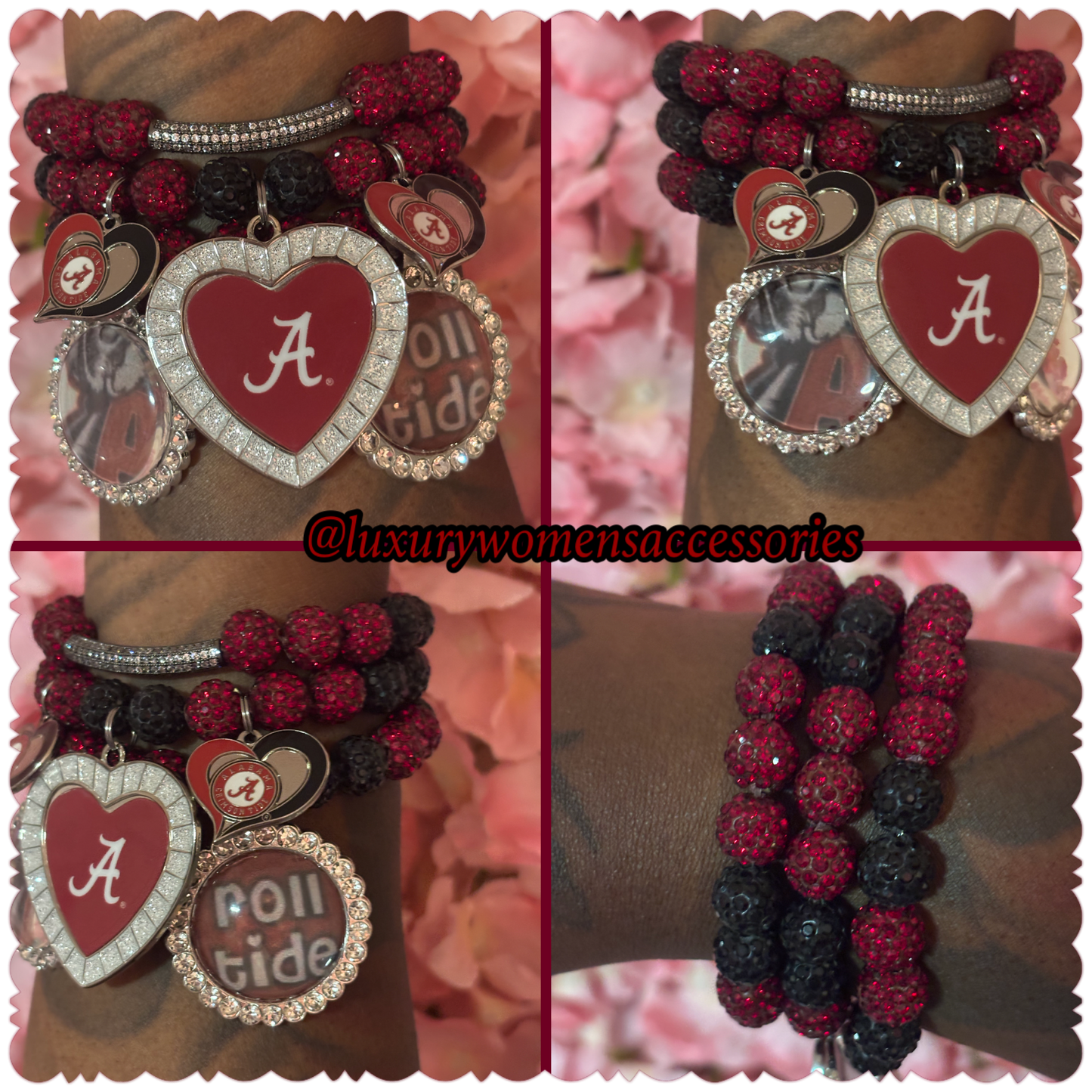 Alabama Beaded Bracelet Set(set of 3)