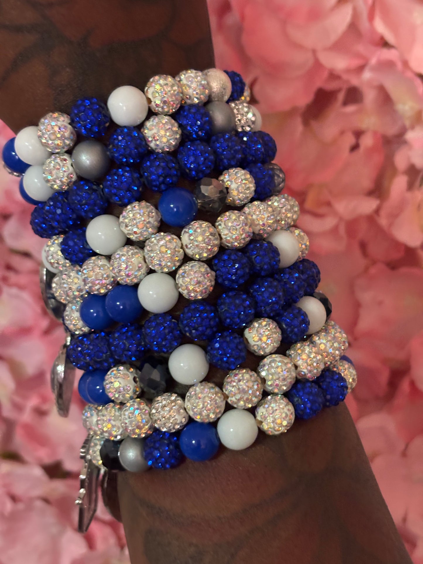 Cowboys Beaded Bracelet Stack(set of 10)