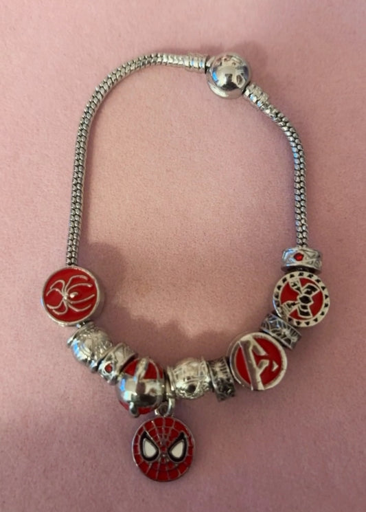 Spider Multi Charm Bracelet