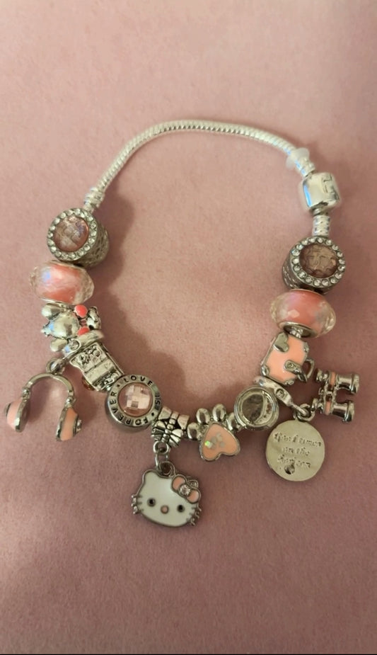 “Kitty” Multi Charm Bracelet