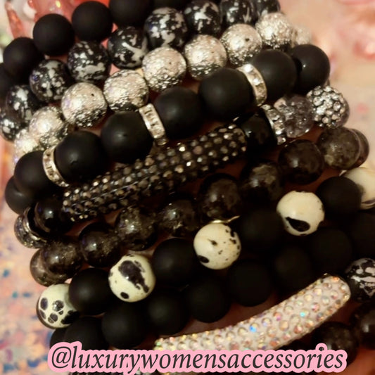 “LUX” Beaded Bracelet Bundle(set of 10)