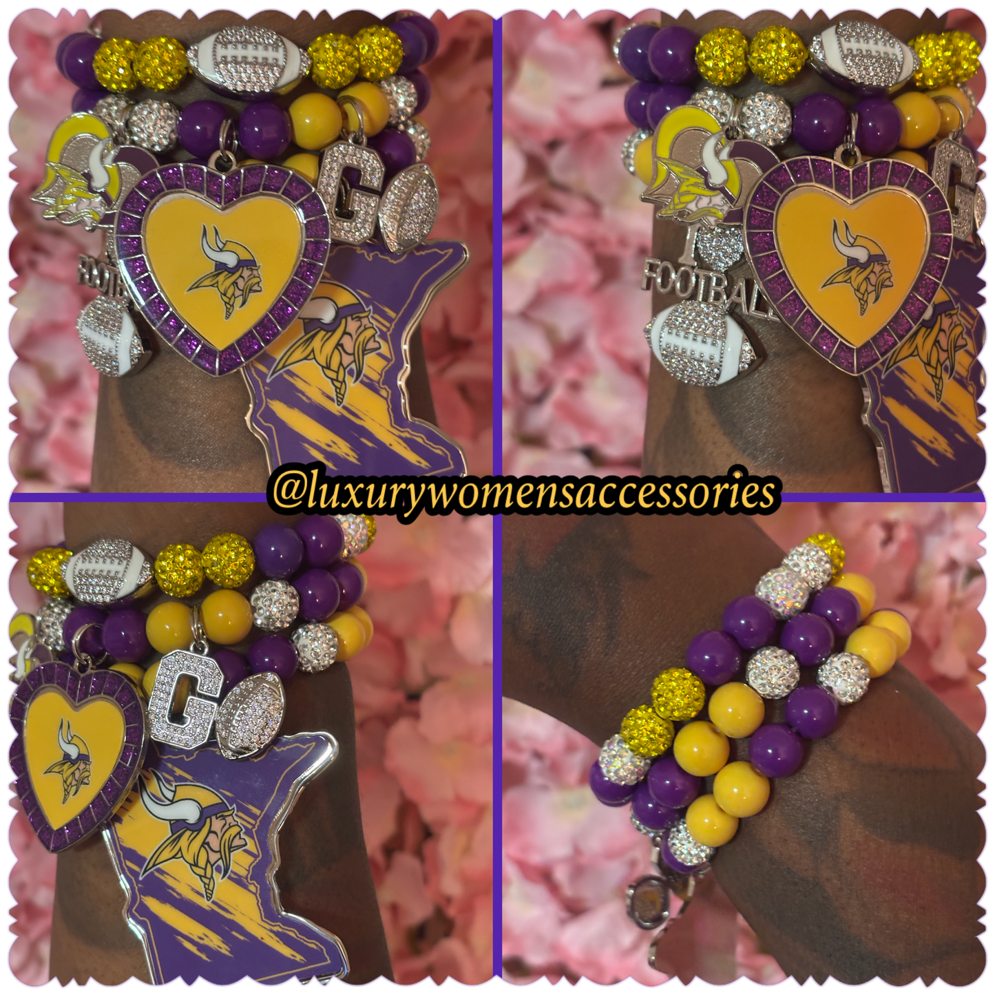 Vikings Beaded Bracelet Set(set of 3)