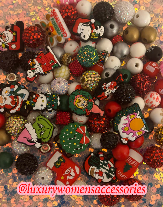 Christmas Bead Mix(10pc.)