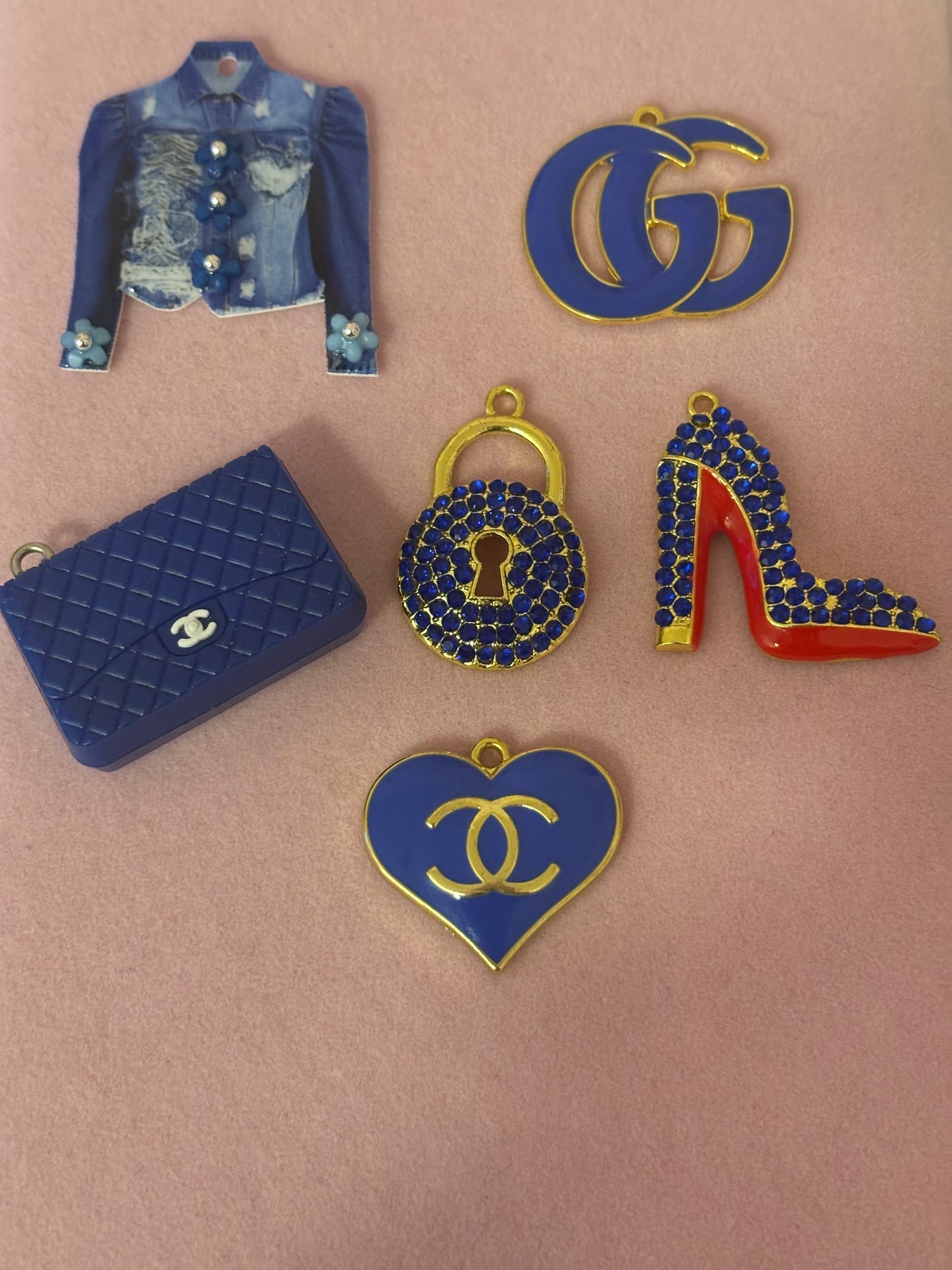 Royal Blue Charm Bundle 1(set of 6)