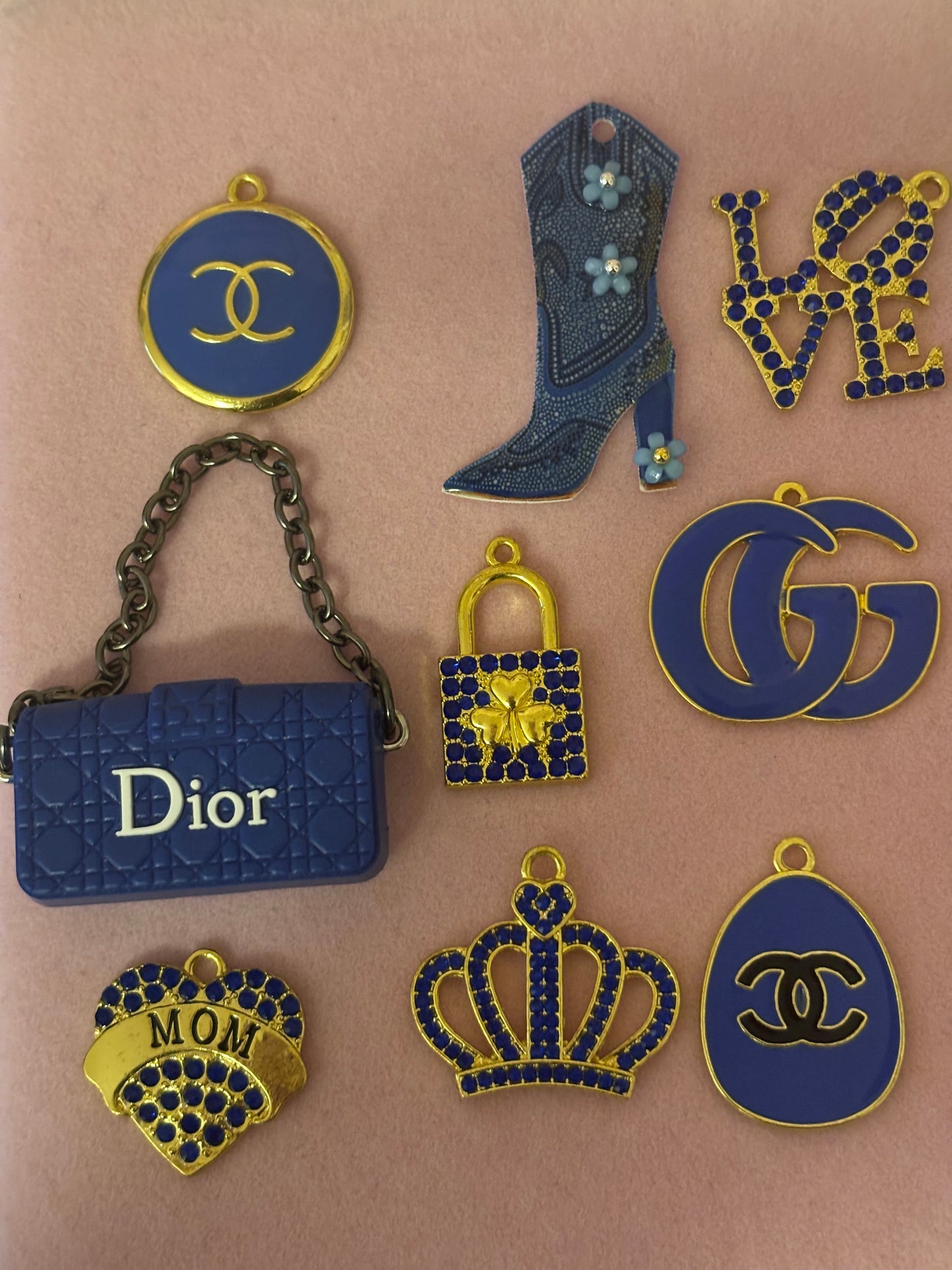 Royal Blue Charm Bundle 2(set of 9)