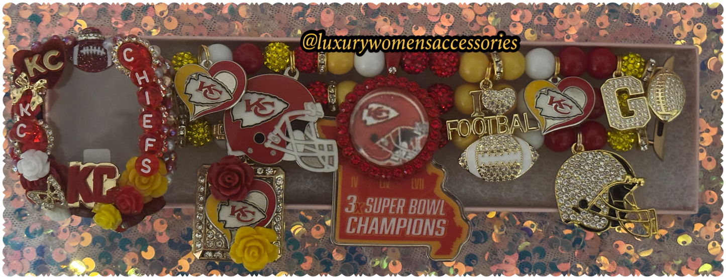 “Custom” Sports Bracelets(Made To Order)