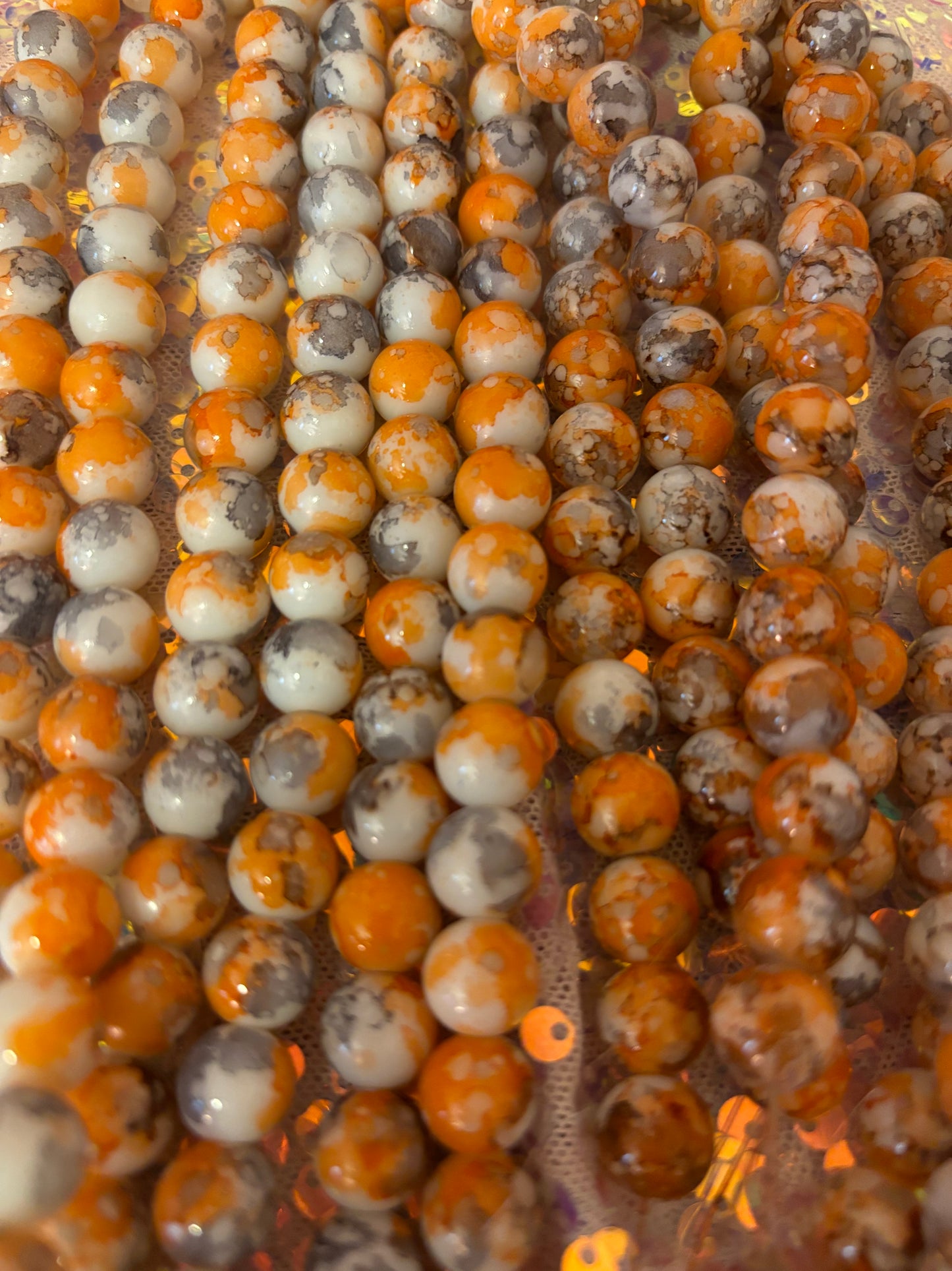 Orange Mix Beads(40ct.)