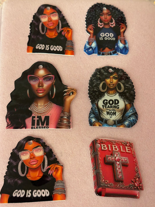 Religious Resin Charms 2(1pc.)