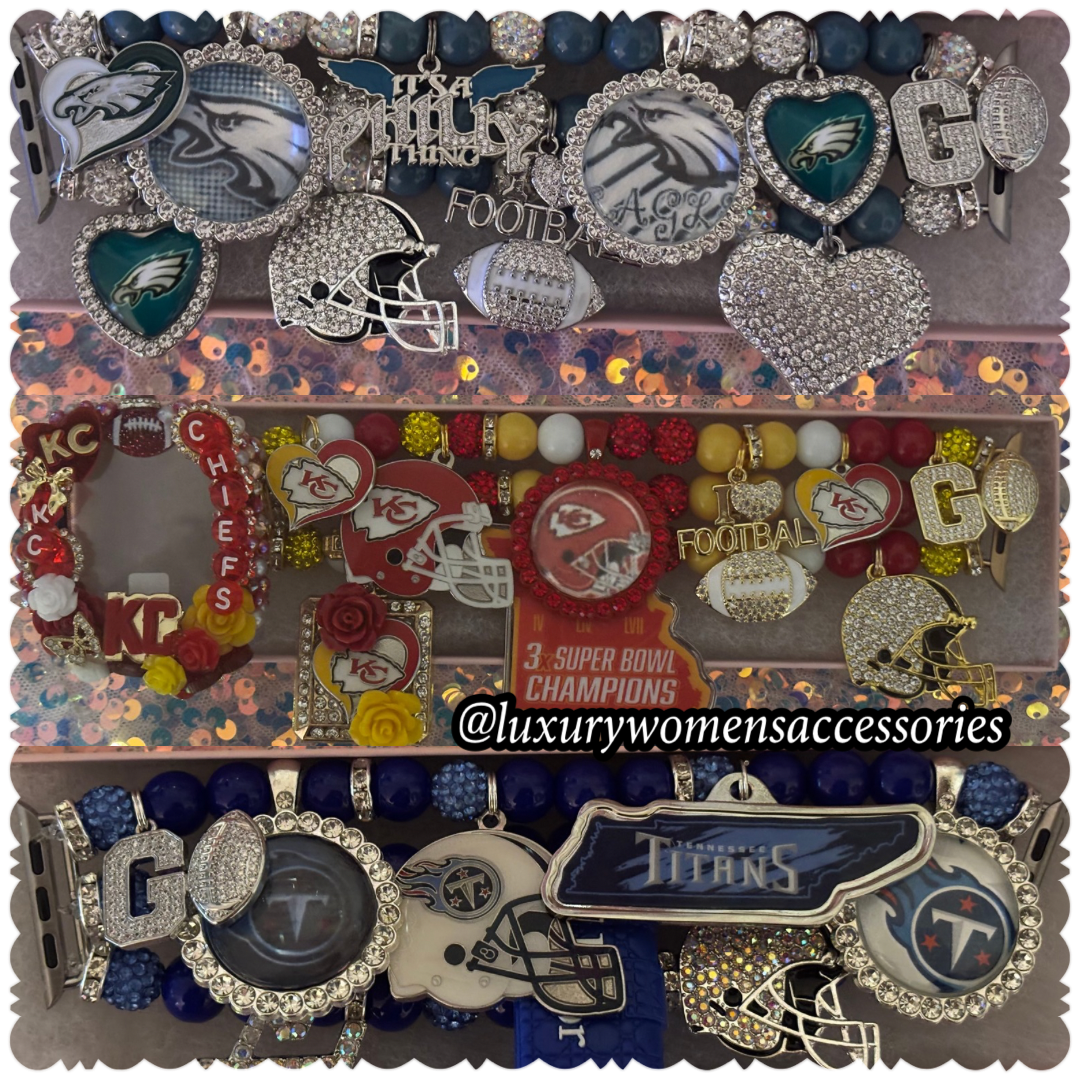 “Custom” Sports Bracelets(Made To Order)