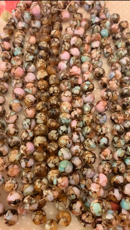 Brown “Fall” Mixed Beads(40ct.)