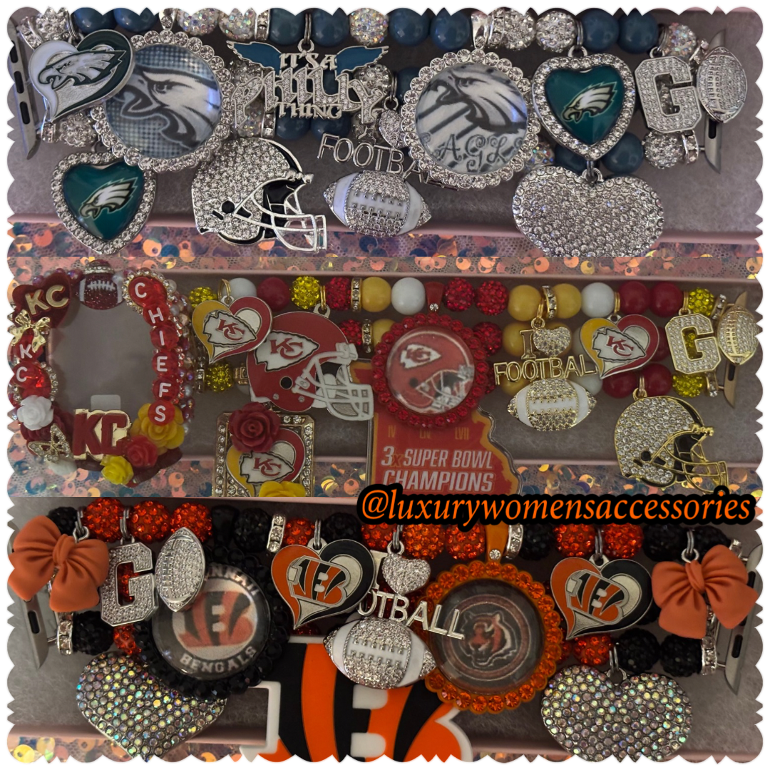 “Custom” Sports Bracelets(Made To Order)