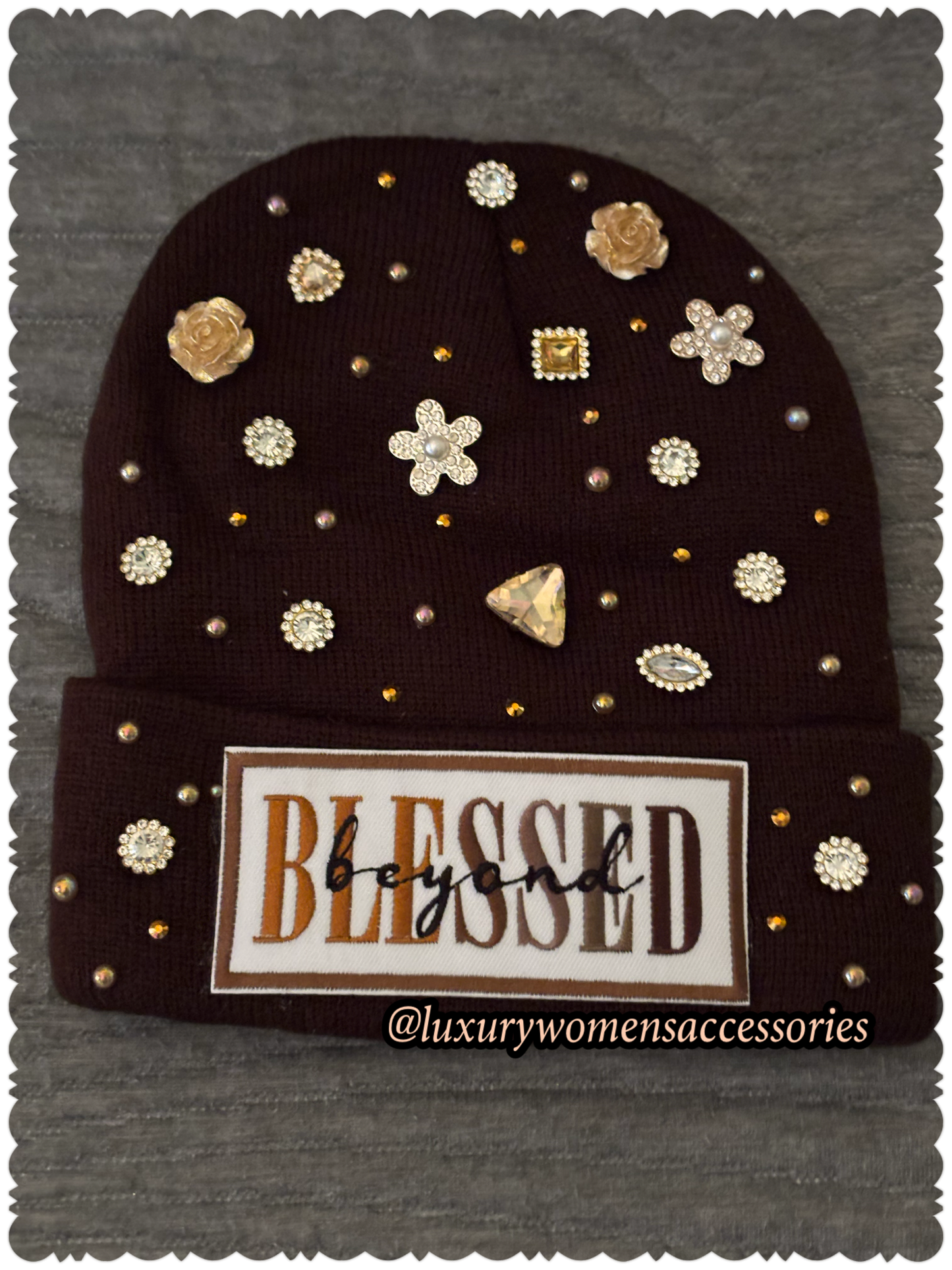 "Beyond Blessed" Beanie Hats(1pc.)(Ready To Ship)