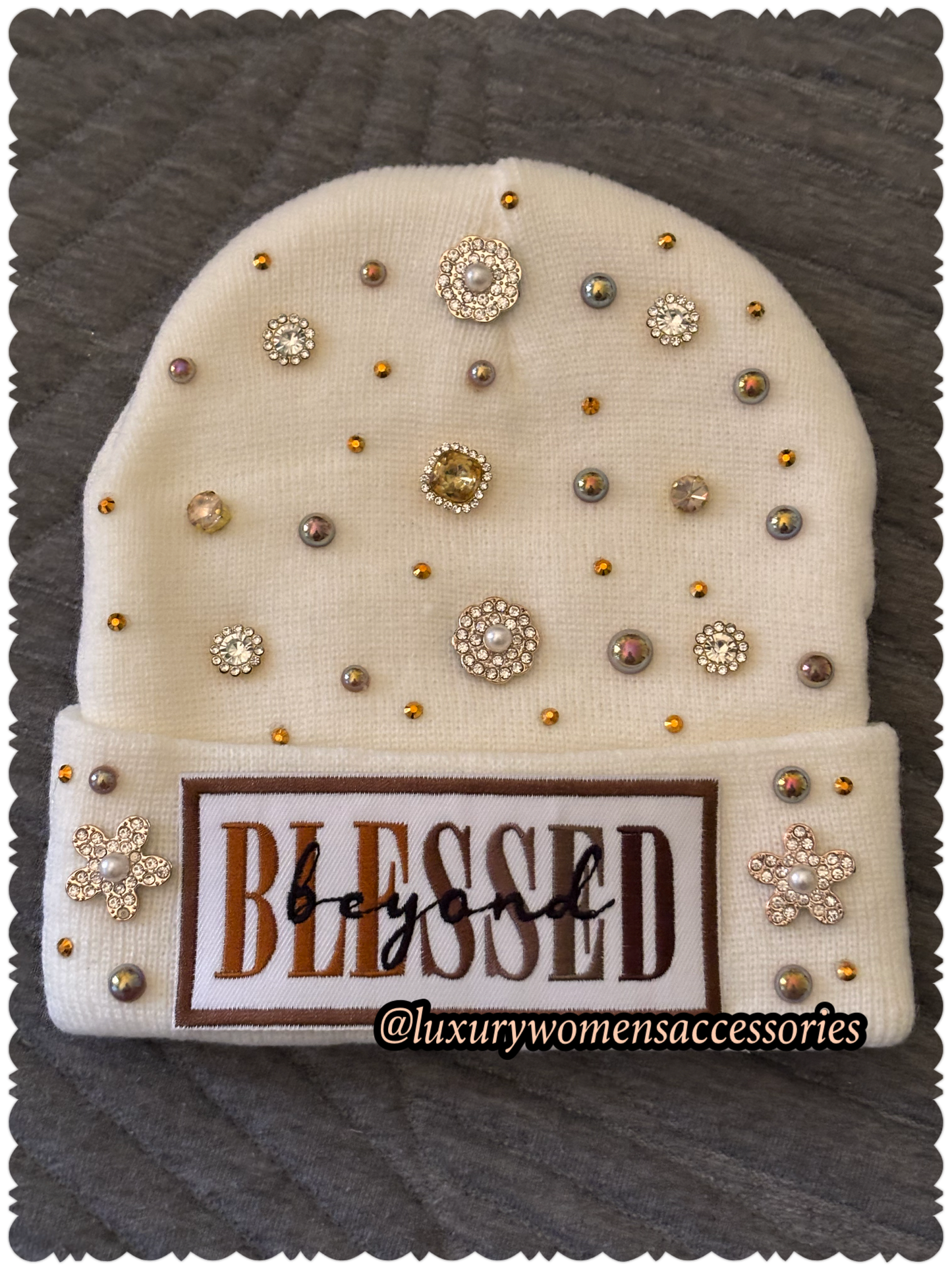 "Beyond Blessed" Beanie Hats(1pc.)(Ready To Ship)