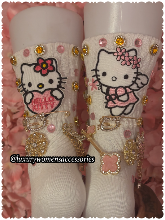 "Custom" HK Jewel Socks(1pair)(Made To Order)