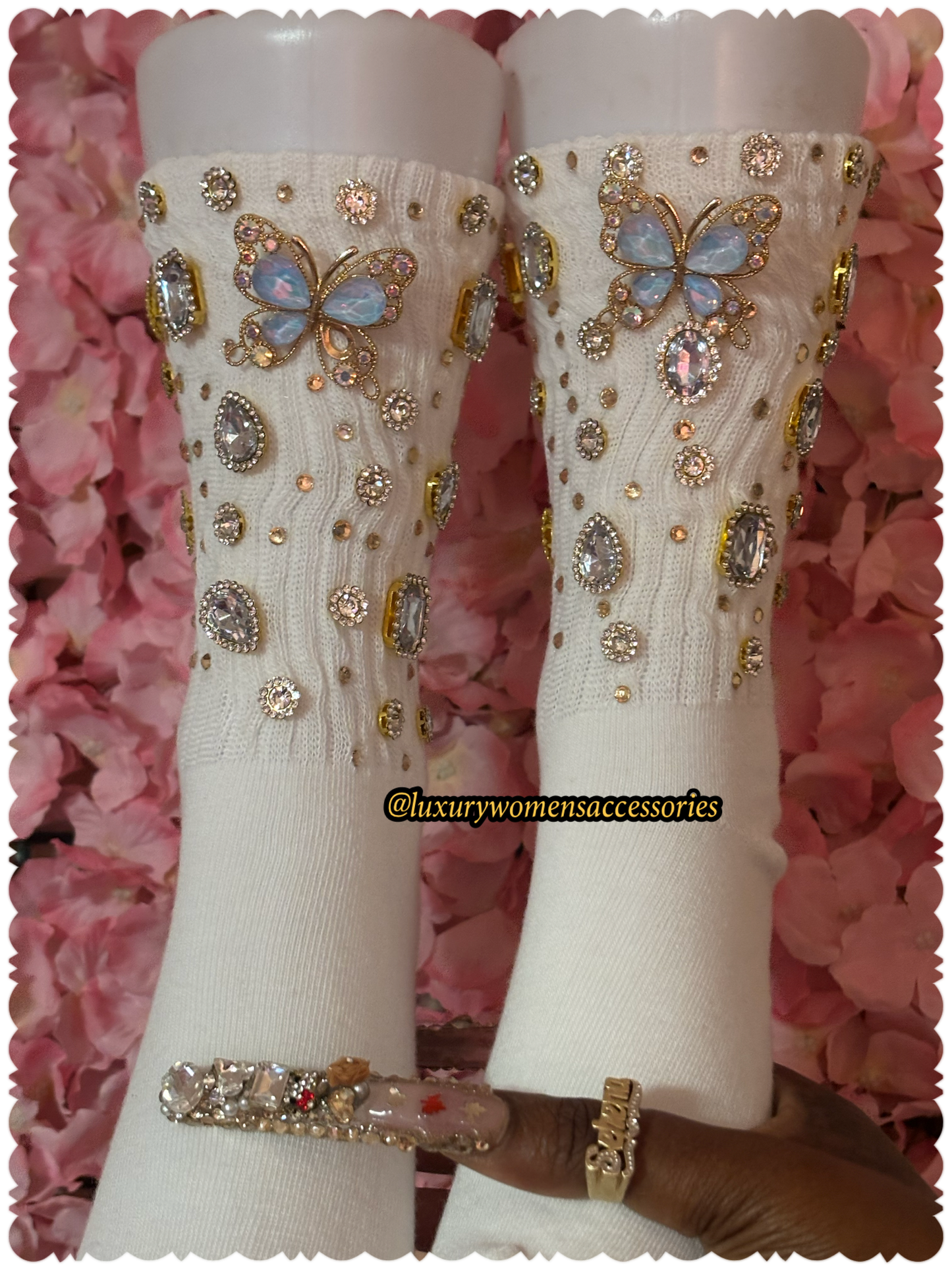 "Custom" Jewel Socks(Madd To Order)