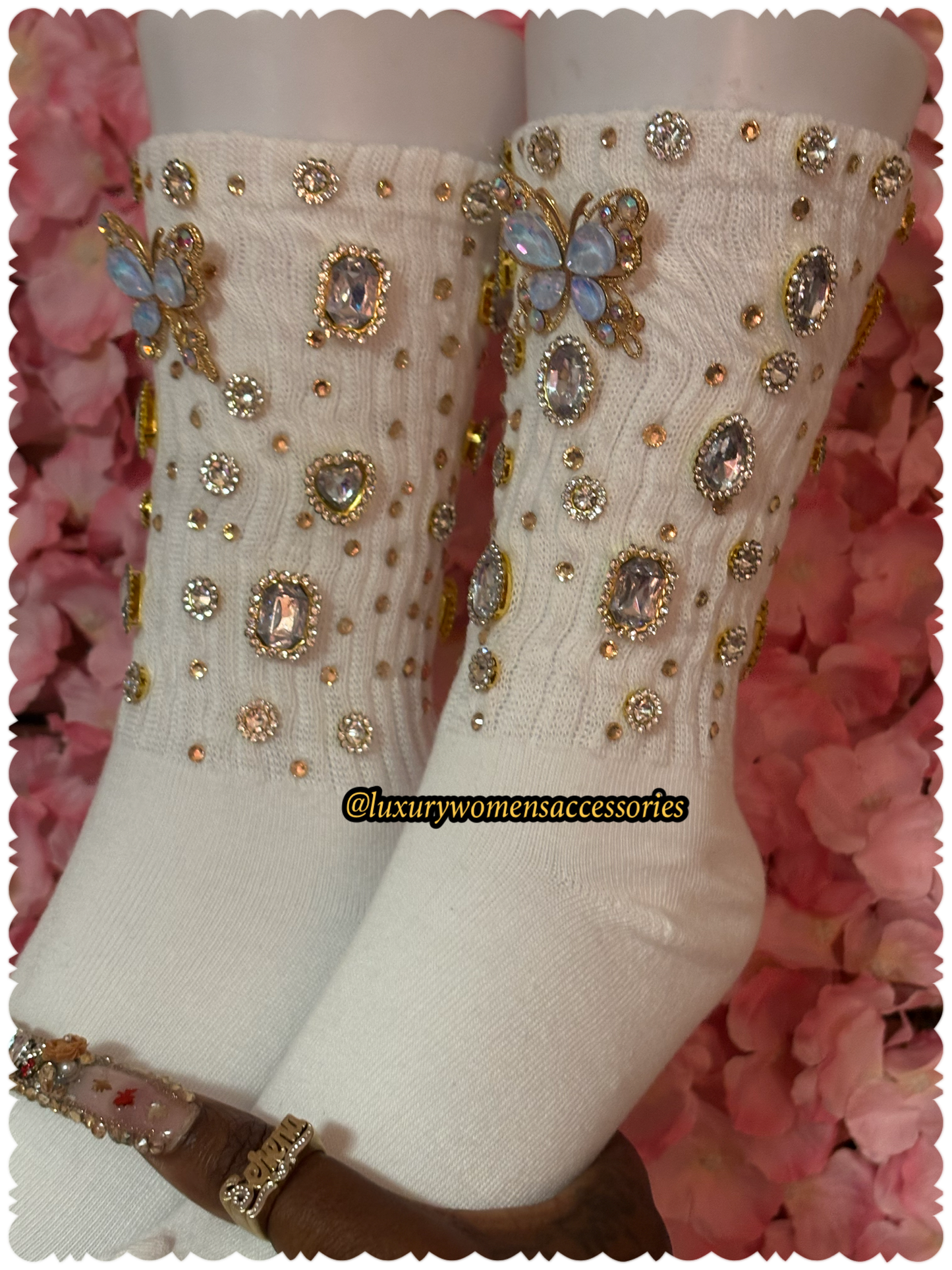 "Custom" Jewel Socks(Madd To Order)