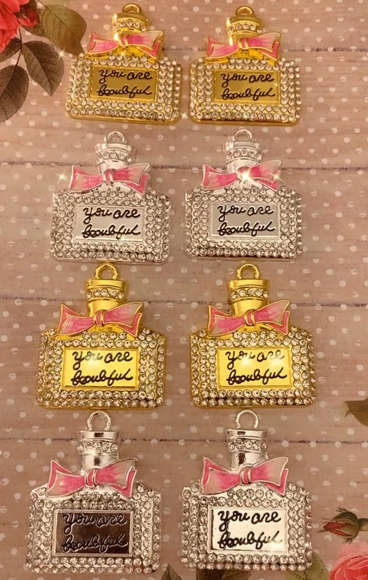 “You Are Beautiful” Perfume Bottle Charms(1pc.)