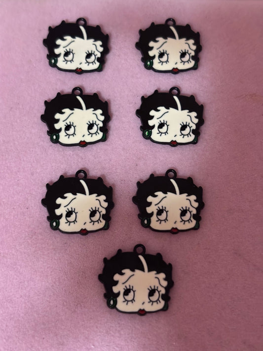 "Betty" Head Charms(1pc.)